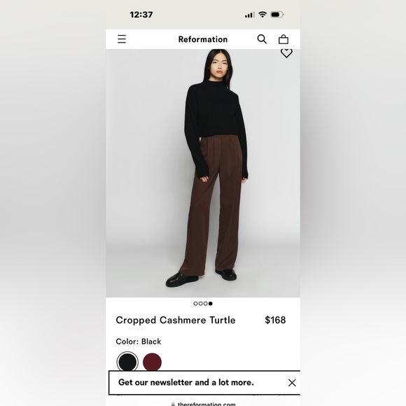 Reformation cashmere top - Picture 6 of 6